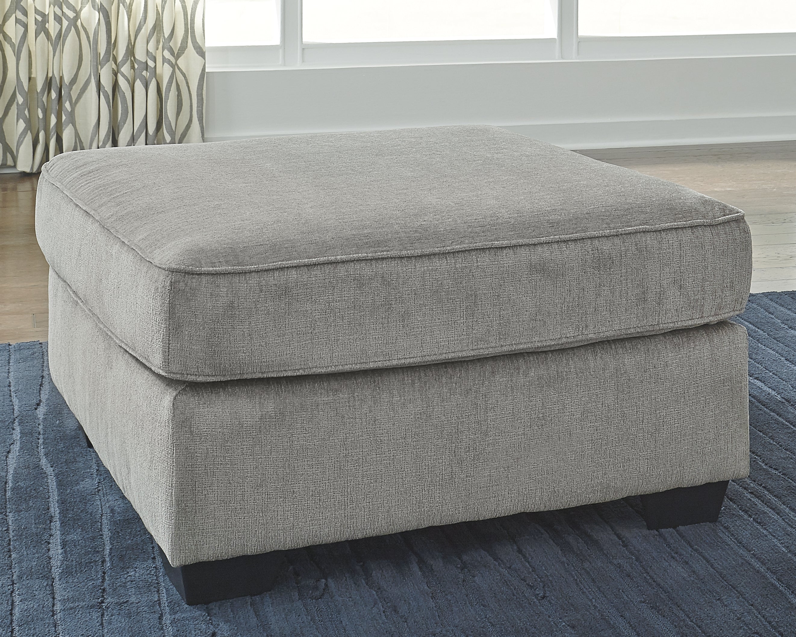 Best Furniture Outlet - Ashley Furniture - Altari Living Room - Oversized Accent Ottoman / Alloy - 8721408