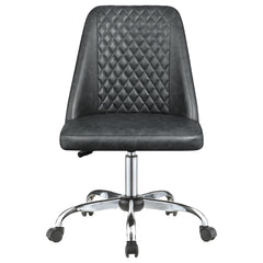 Althea Upholstered Adjustable Home Office Desk Chair Grey
