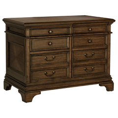 Best Furniture Outlet - Coaster - Hartshill 5-drawer Home Office File Cabinet Burnished Oak - 881284
