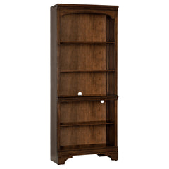 Best Furniture Outlet - Coaster - Hartshill 78-inch 5-shelf Bookcase Burnished Oak - 881285
