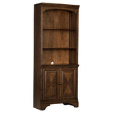 Best Furniture Outlet - Coaster - Hartshill 78-inch 3-shelf Cabinet Bookcase Burnished Oak - 881286