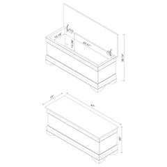 Pablo Cedar Chest Warm Brown