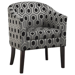 Best Furniture Outlet - Coaster - Jansen Upholstered Accent Club Chair Grey and Black - 900435