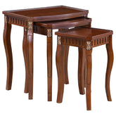 Best Furniture Outlet - Coaster - Daphne 3-piece Rectangular Wood Nesting Table Set Warm Brown - 901076