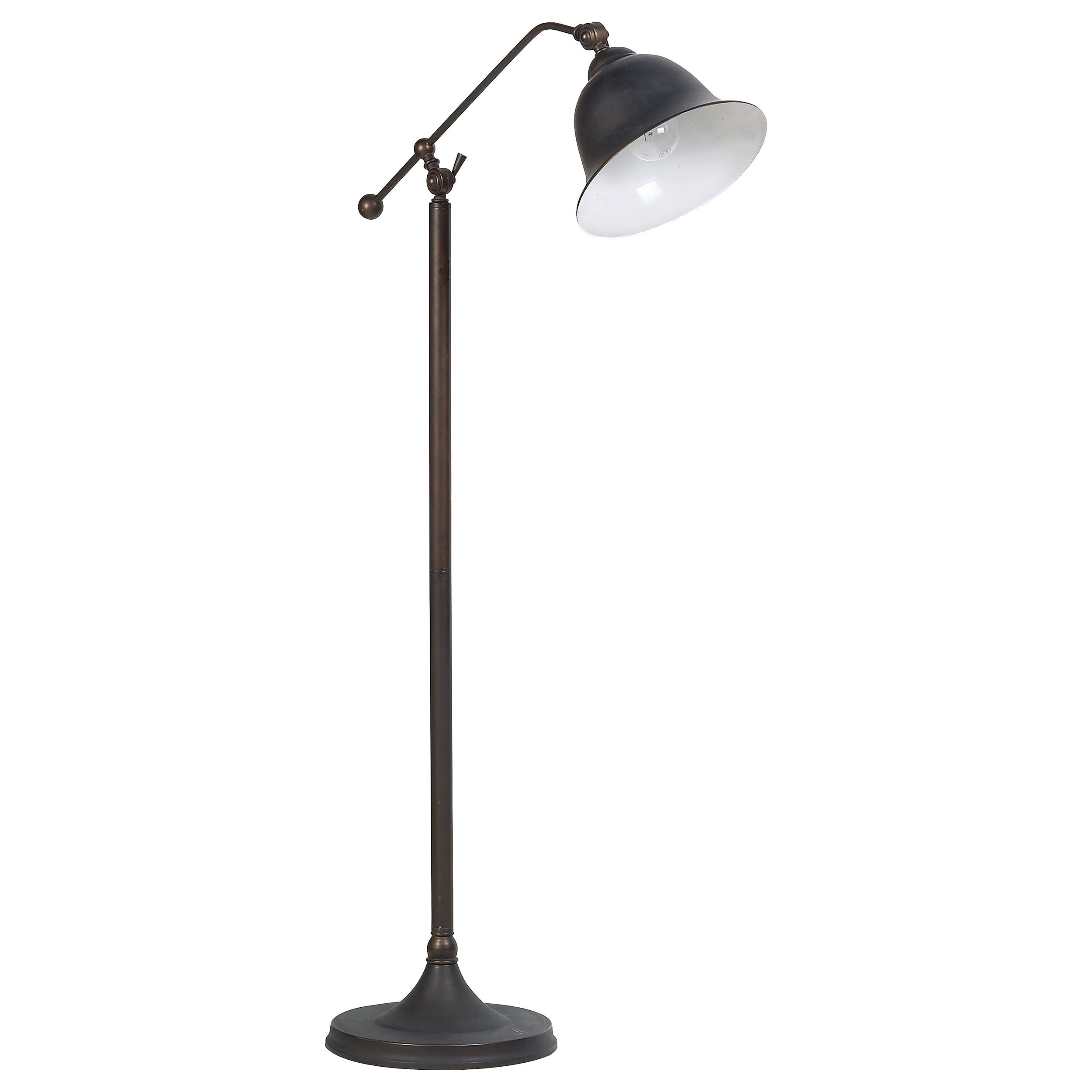 Best Furniture Outlet - Coaster - Eduardo 54-inch Bell Down Bridge Floor Lamp Dark Bronze - 901231