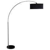 Best Furniture Outlet - Coaster - Kawke 81-inch Arched Drum Shade Metal Floor Lamp Black - 901486