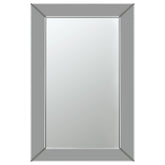 Best Furniture Outlet - Coaster - Pinciotti 36 x 24 Inch Beveled Frame Wall Mirror Silver - 901783