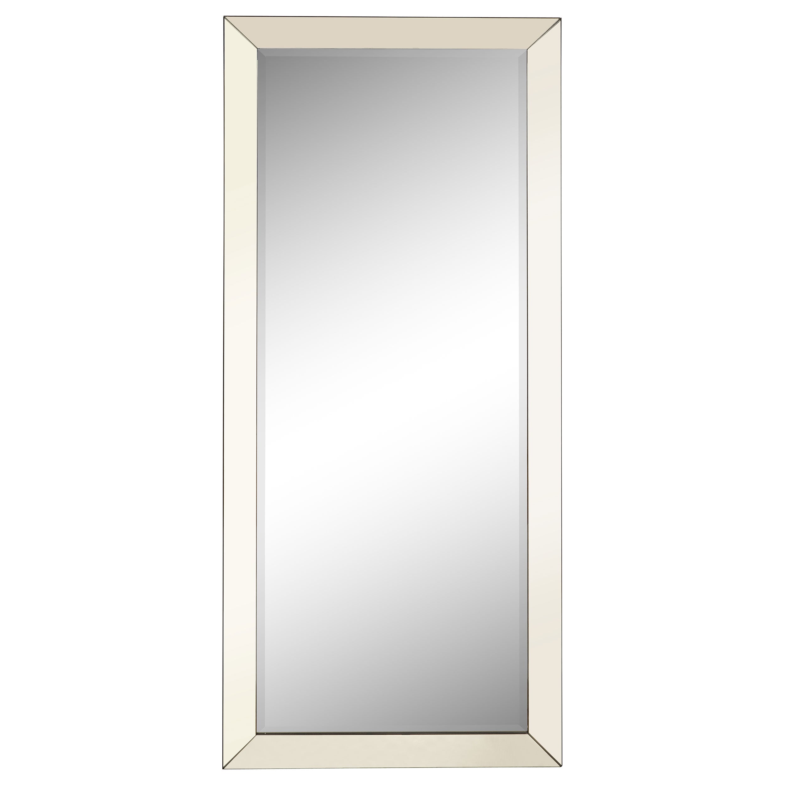 Best Furniture Outlet - Coaster - Barnett 30 x 70 Inch Full Length Floor or Wall Mirror Silver - 901813