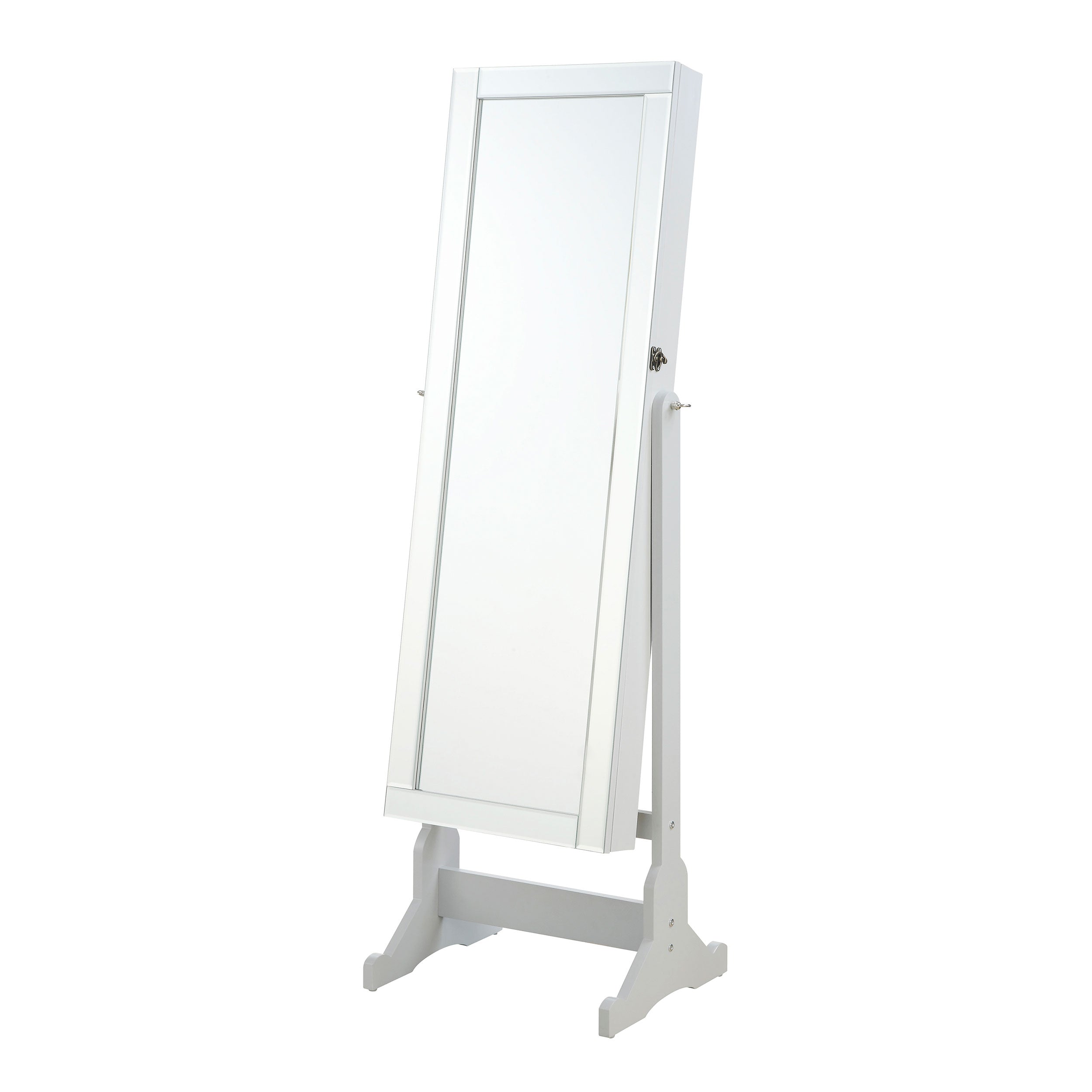 Best Furniture Outlet - Coaster - Yvonne Cheval Mirror with Jewelry Storage Dove Grey - 901866