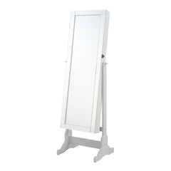 Best Furniture Outlet - Coaster - Yvonne Cheval Mirror with Jewelry Storage Dove Grey - 901866