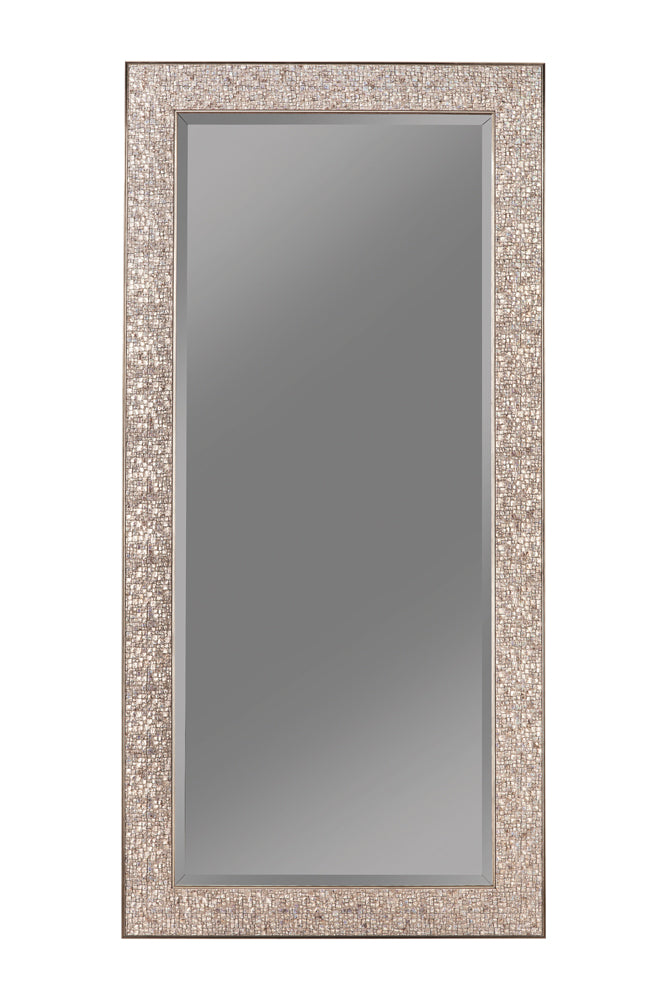 Best Furniture Outlet - Coaster - Rollins 32 x 66 Inch Rectangular Floor Mirror Silver - 901997