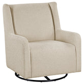 Best Furniture Outlet - Coaster - Serra Boucle Upholstered Swivel Glider Recliner Sandy Beige - 902453