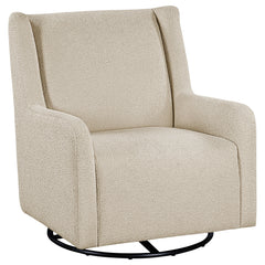 Best Furniture Outlet - Coaster - Serra Boucle Upholstered Swivel Glider Recliner Sandy Beige - 902453