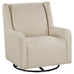 Best Furniture Outlet - Coaster - Serra Boucle Upholstered Swivel Glider Sandy Beige - 902453