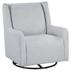 Best Furniture Outlet - Coaster - Serra Boucle Upholstered Swivel Glider Recliner Dove Grey - 902454