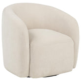 Best Furniture Outlet - Coaster - Gerley Chenille Upholstered Swivel Accent Chair Beige - 902473