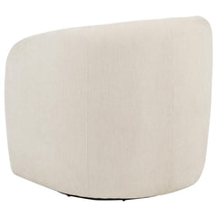 Gerley Chenille Upholstered Swivel Accent Chair Beige