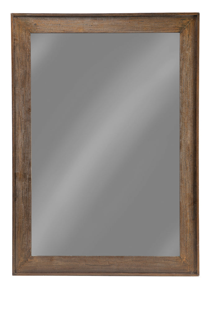 Best Furniture Outlet - Coaster - Odafin 59 x 83 Inch Wood Frame Floor Mirror Distressed Brown - 902770