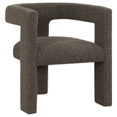 Best Furniture Outlet - Coaster - Petra Boucle Upholstered Accent Side Chair Chocolate Brown - 902880