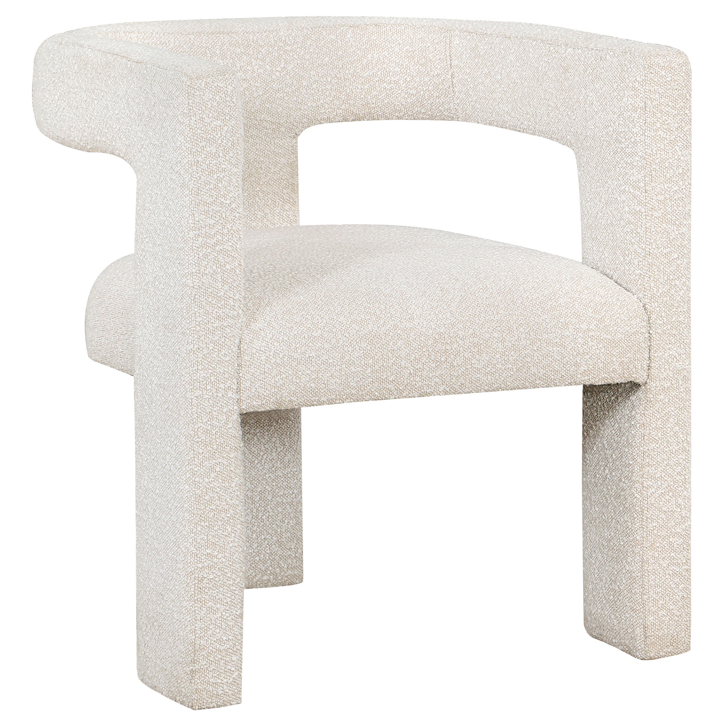 Best Furniture Outlet - Coaster - Petra Boucle Upholstered Accent Side Chair White - 902881