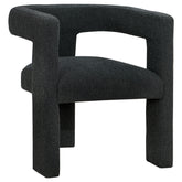Best Furniture Outlet - Coaster - Petra Boucle Upholstered Accent Side Chair Black - 902882