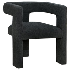 Best Furniture Outlet - Coaster - Petra Boucle Upholstered Accent Side Chair Black - 902882