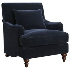 Best Furniture Outlet - Coaster - Frodo Upholstered English Arm Accent Chair Midnight Blue - 902899