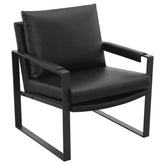 Best Furniture Outlet - Coaster - Rosalind Upholstered Track Arm Accent Chair Black - 903021