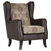 Best Furniture Outlet - Coaster - Elmbrook Upholstered Wingback Accent Club Chair Brown - 903080