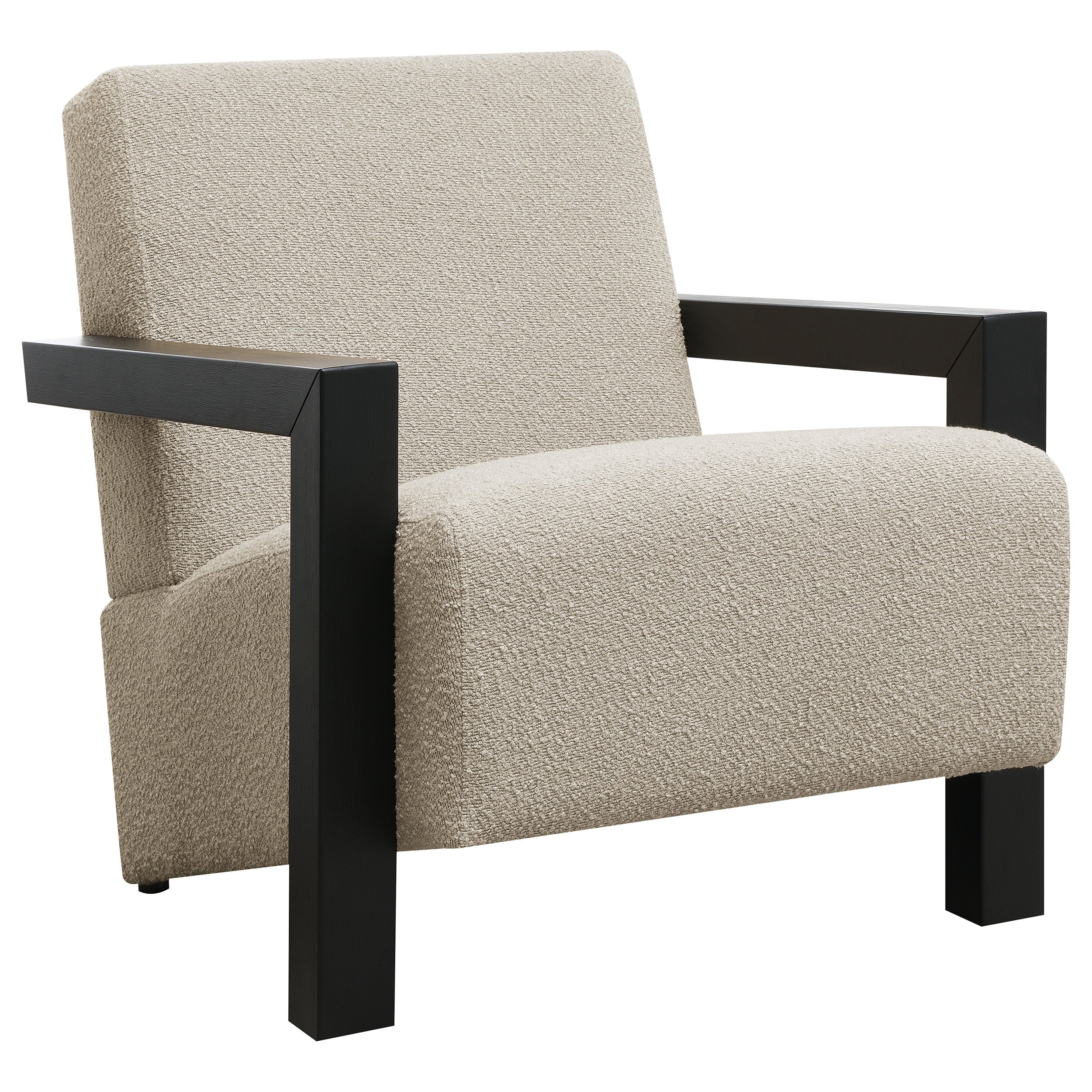 Best Furniture Outlet - Coaster - Fitzroy Boucle Upholstered Accent Arm Chair Latte - 903095