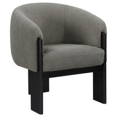 Best Furniture Outlet - Coaster - Valdez Boucle Upholstered Barrel Back Accent Chair Brown - 903166