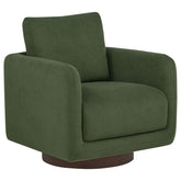 Best Furniture Outlet - Coaster - Iris Fabric Upholstered Swivel Accent Chair Matcha - 903257