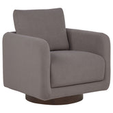 Best Furniture Outlet - Coaster - Iris Fabric Upholstered Swivel Accent Chair Stone - 903258