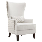 Best Furniture Outlet - Coaster - Pippin Upholstered High Wingback Accent Chair Latte - 904066
