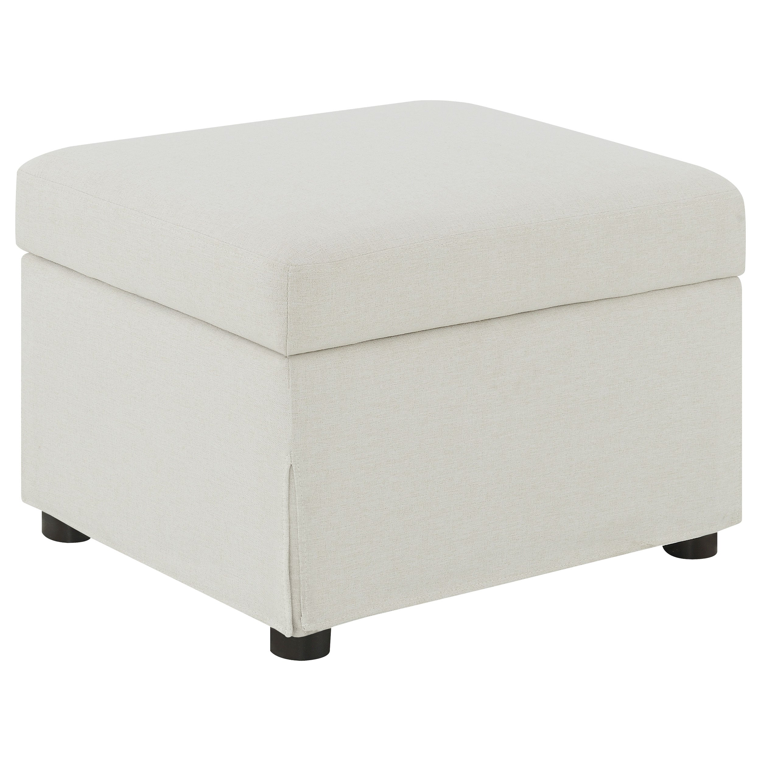 Best Furniture Outlet - Coaster - Winter Upholstered Hydraulic Lift Top Storage Ottoman Beige - 904134