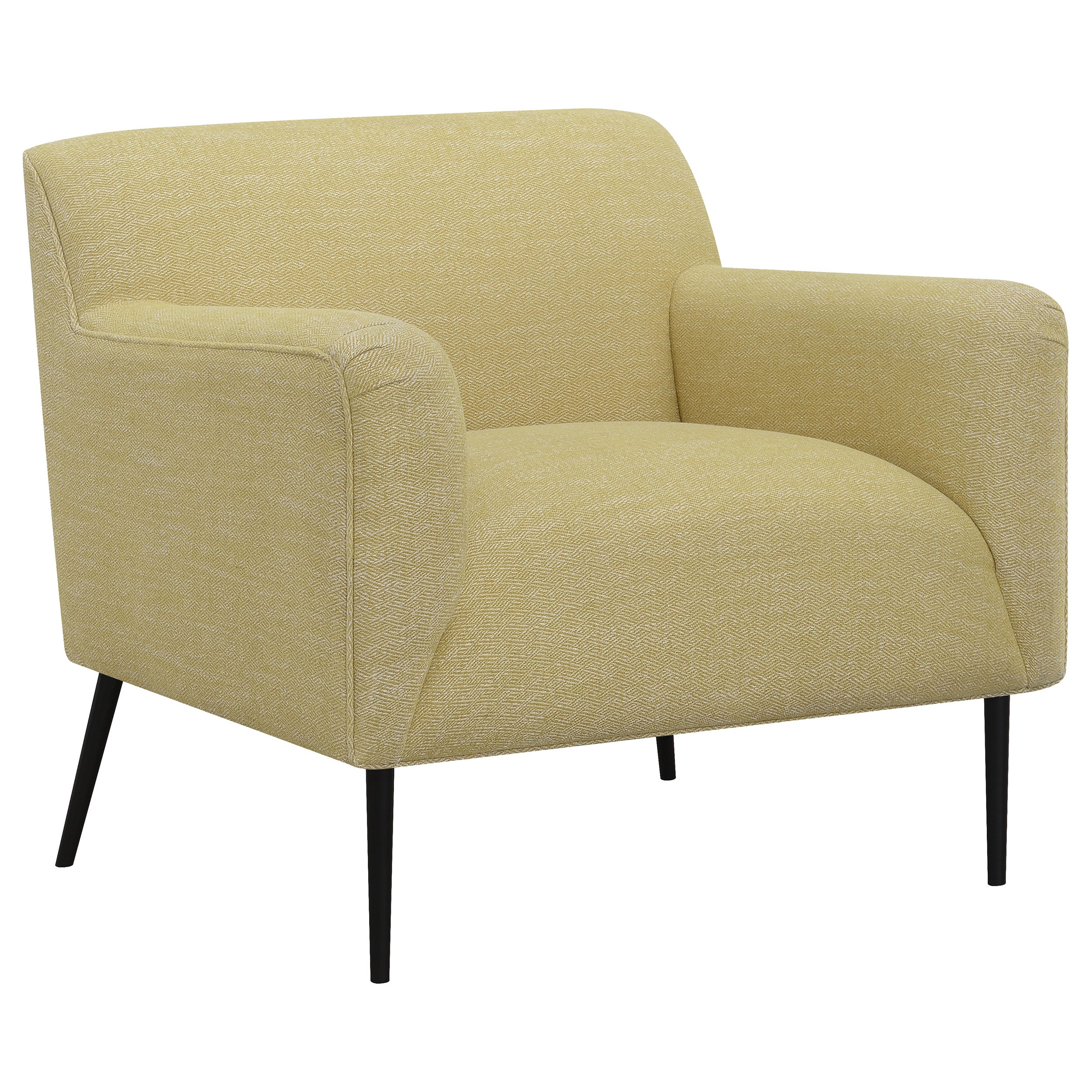 Best Furniture Outlet - Coaster - Darlene Upholstered English Arm Accent Chair Lemon - 905639