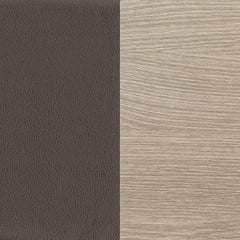 Aloma Upholstered Tufted Armless Accent Chair Brown