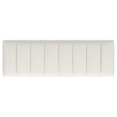 Mesa Boucle Upholstered Tufted Accent Bench Vanilla
