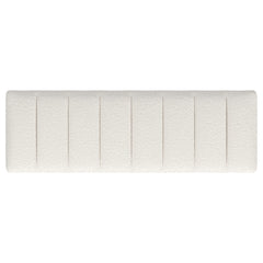 Mesa Boucle Upholstered Tufted Accent Bench Vanilla