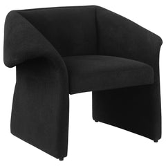 Best Furniture Outlet - Coaster - Ramsey Upholstered Sloped Arm Accent Chair Black - 907524