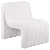 Best Furniture Outlet - Coaster - Drayton Upholstered Curved Armless Accent Chair Ivory - 907525