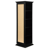Best Furniture Outlet - Coaster - Robinsons Swivel Accent Cabinet with Cork Board Black - 910083