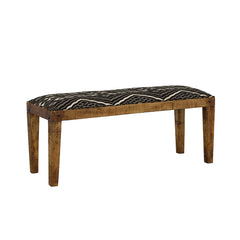 Best Furniture Outlet - Coaster - Lamont Fabric Upholstered Accent Bench Black and Natural - 910177