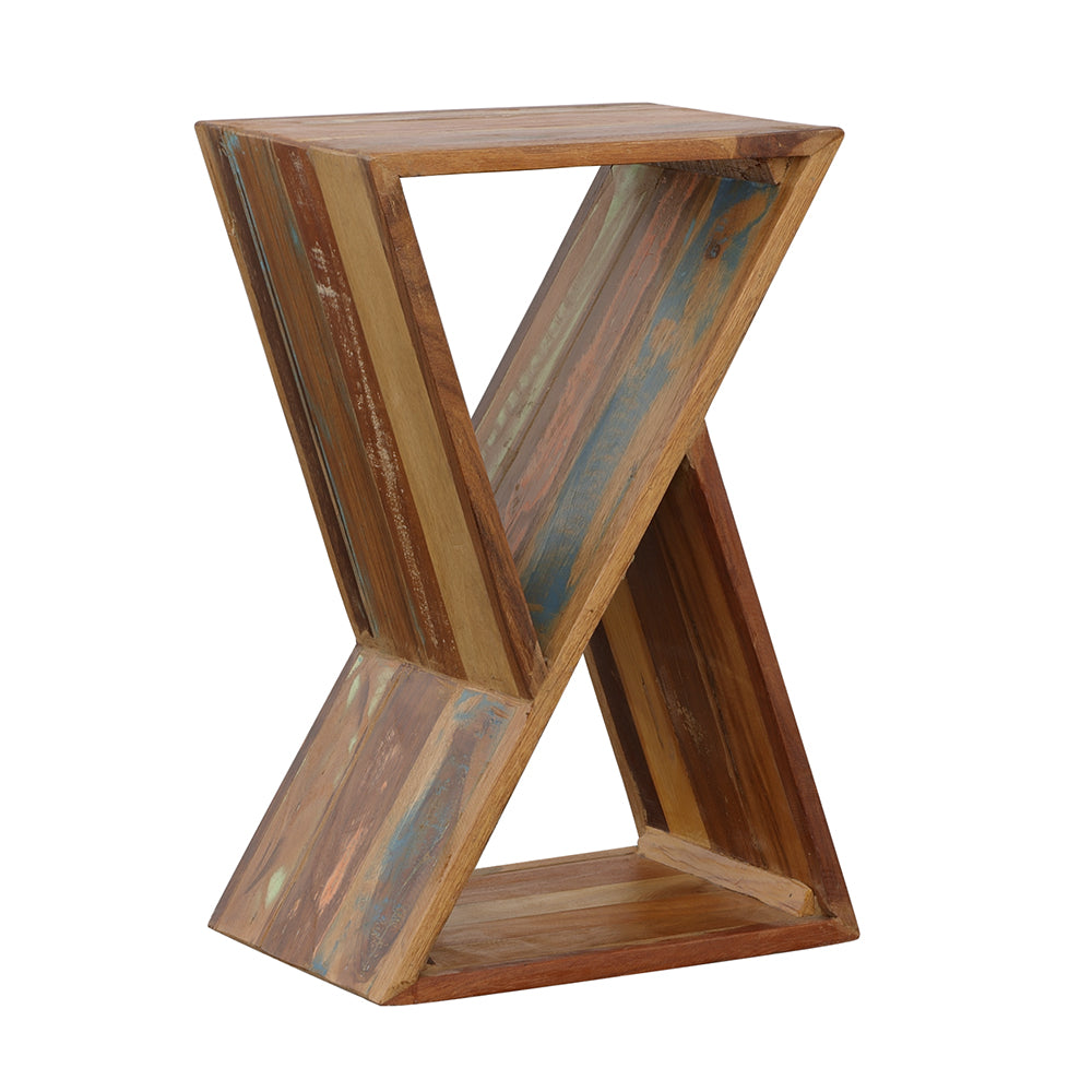 Best Furniture Outlet - Coaster - Lily Solid Reclaimed Wood Accent Side Table Natural - 910180