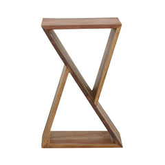 Lily Solid Reclaimed Wood Accent Side Table Natural