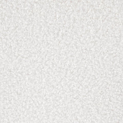 Valia Faux Sheepskin Upholstered Round Storage Ottoman Ivory