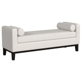 Best Furniture Outlet - Coaster - Rosie Upholstered Accent Bench with Armrests Vanilla - 910270