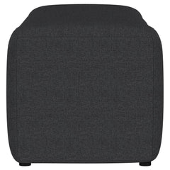 Summer Fabric Upholstered Tufted Accent Bench Charcoal