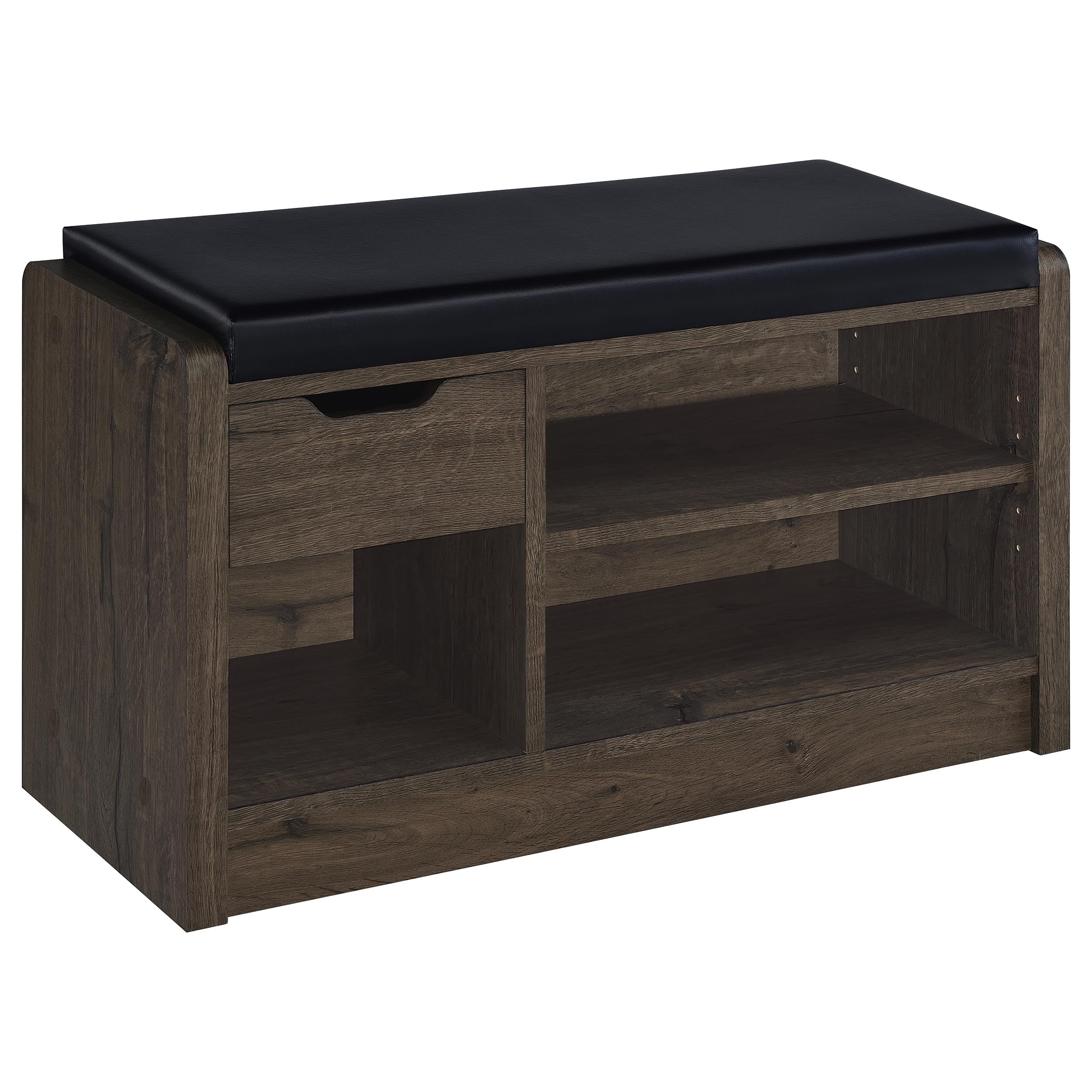 Best Furniture Outlet - Coaster - Arrington Storage Bench Smoked Oak - 910321