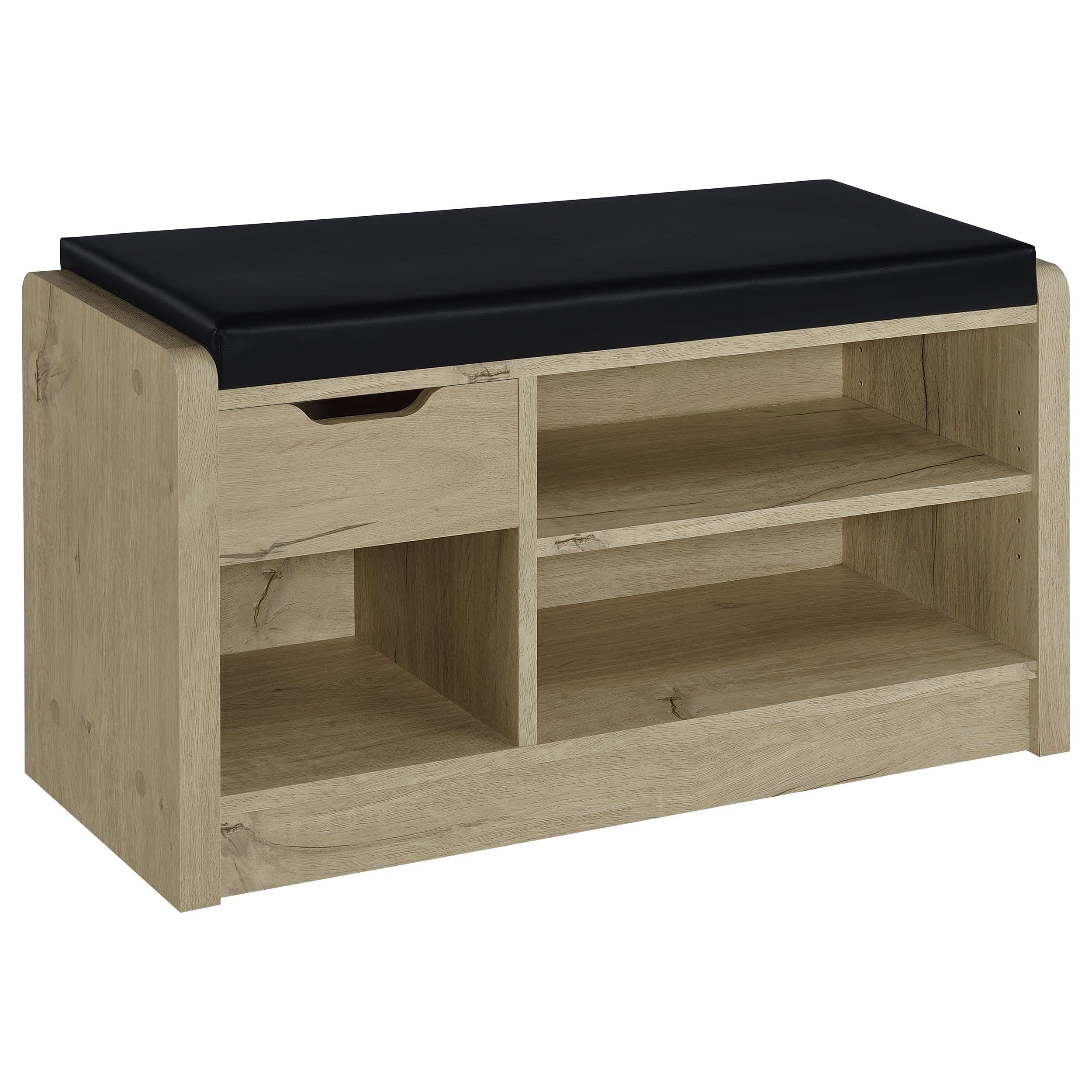 Best Furniture Outlet - Coaster - Arrington Storage Bench White Oak - 910322